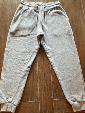 Tottenham Hotspur Gray Drawstring Sweatpants with Embroidered Crest
